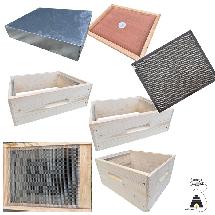 10 Frame Langstroth Assembled Wooden Beehive - Thomas Apiculture
