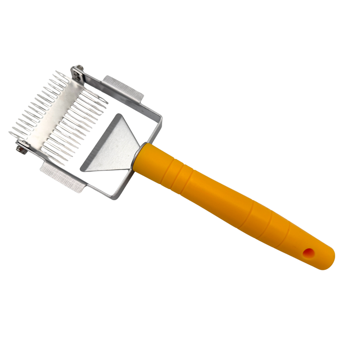 2-in-1 Honey Uncapping Fork & Slice Tool – Stainless Steel Beekeeping Extraction Tool
