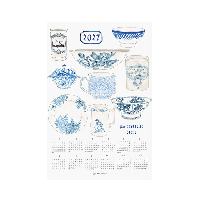 Fog Linen Work 2027 Linen Calendar La Vaisselle Bleue