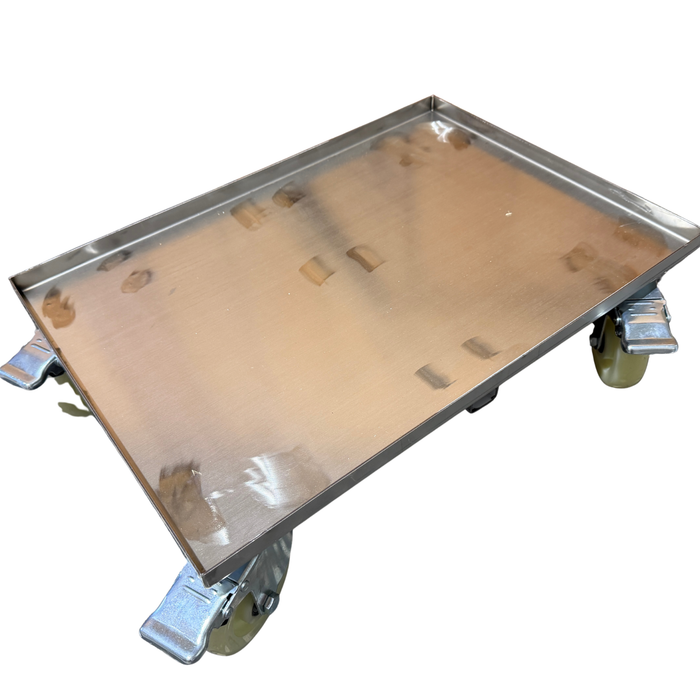 8 Frame Nuc Box Trolley – Stainless Steel Dolly with Castor Wheels