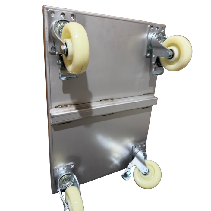 8 Frame Nuc Box Trolley – Stainless Steel Dolly with Castor Wheels