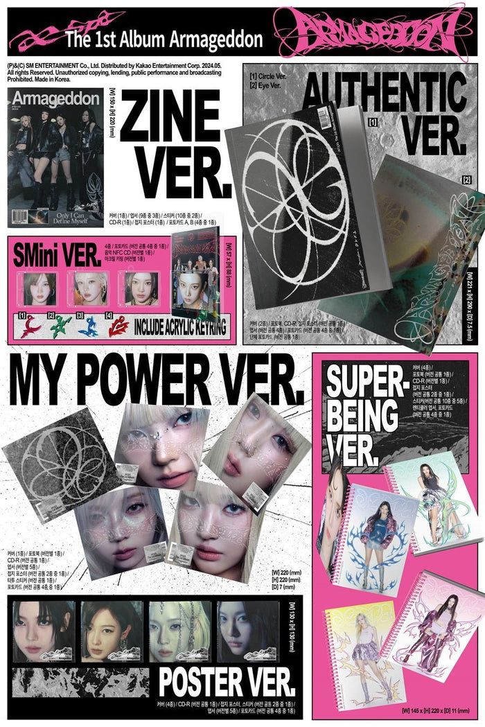 aespa - Armageddon Zine Ver. - KPop Idol