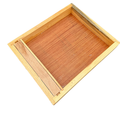 Ashforth Style Waxed Top Wooden Feeder Langstroth  10 Frame - 8 Litres  510*420*70