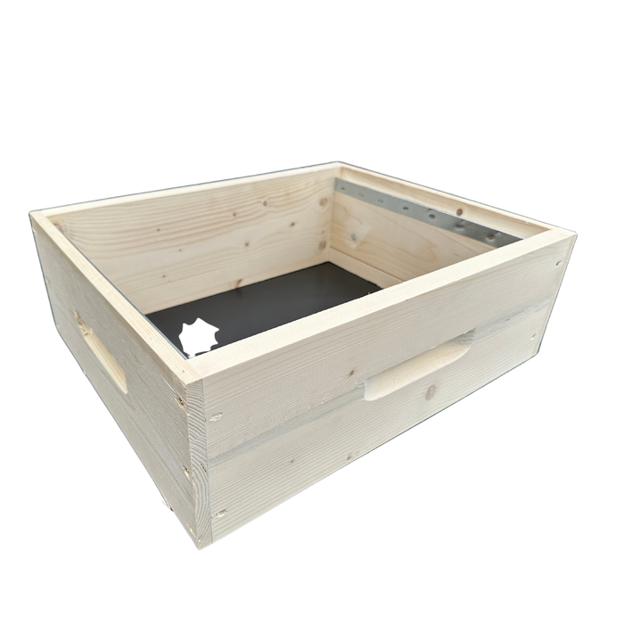Assembled Pine Wooden Langstroth 10 Frame Medium Super Box