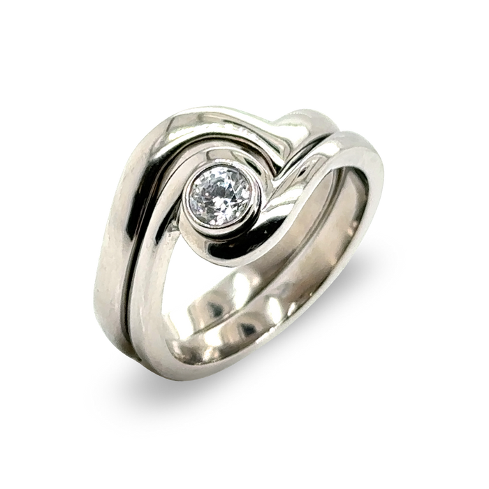 Asymmetric Wedding Ring