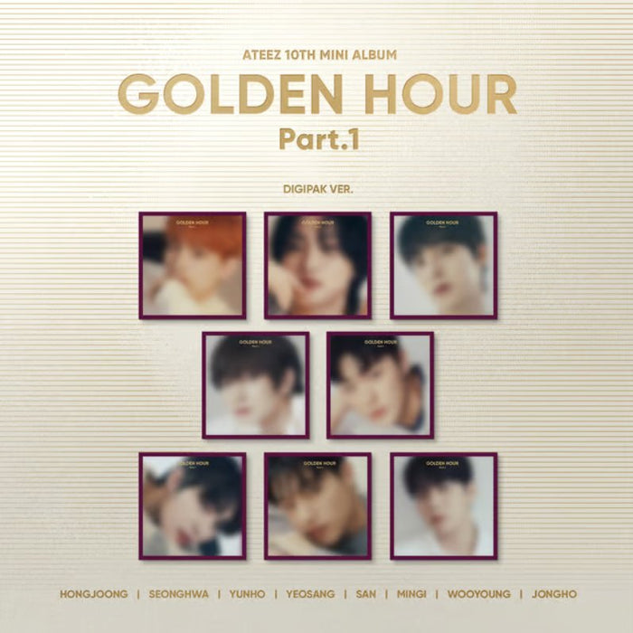 Ateez Golden Hour Part 1. Digipack Ver - KPop Idol