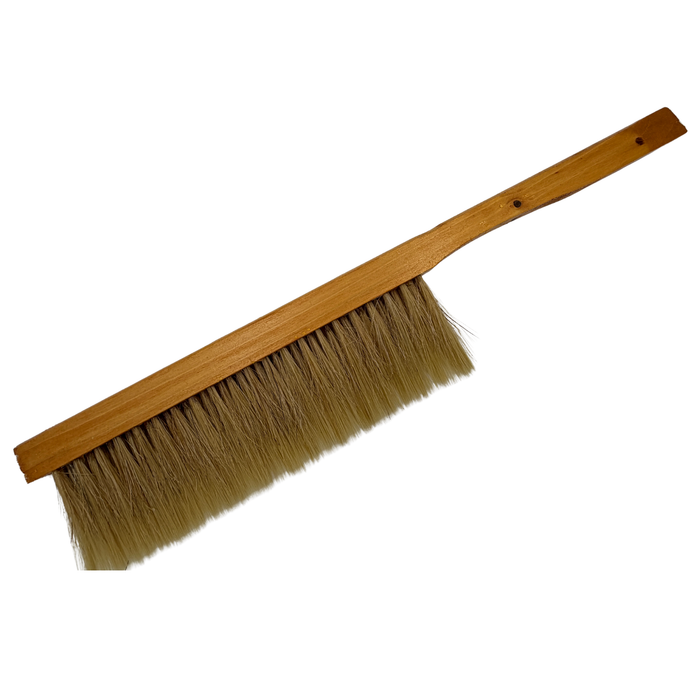 Bee Brush with Wooden Handle – 3 Row Bristles Beekeeping Tool