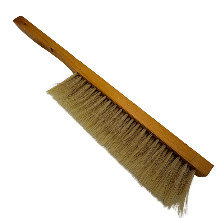 Bee Brush with Wooden Handle – 3 Row Bristles Beekeeping Tool