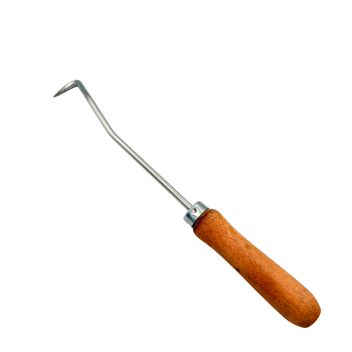 Beekeeping Frame Cleaner Tool – Stainless Steel Scraper with Wooden Handle