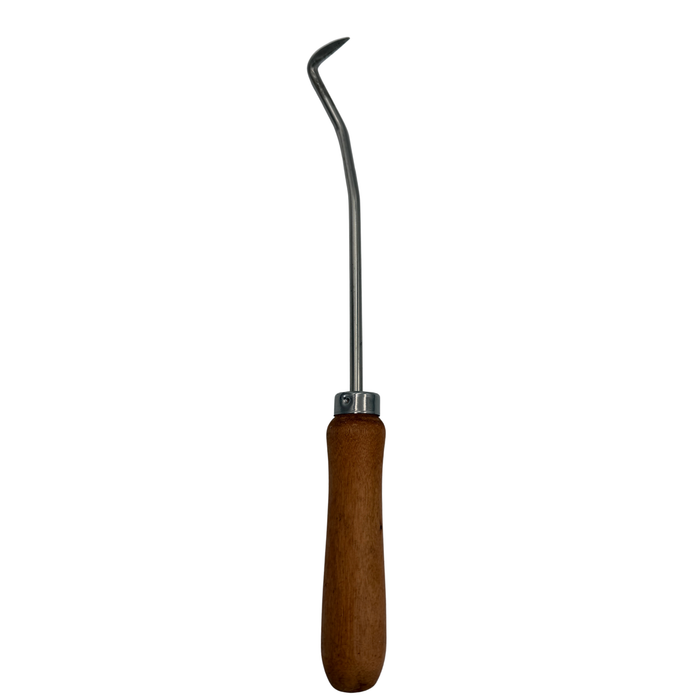 Beekeeping Frame Cleaner Tool – Stainless Steel Scraper with Wooden Handle