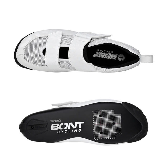 Bont Riot TR+ Triathlon Cycling Shoe – White