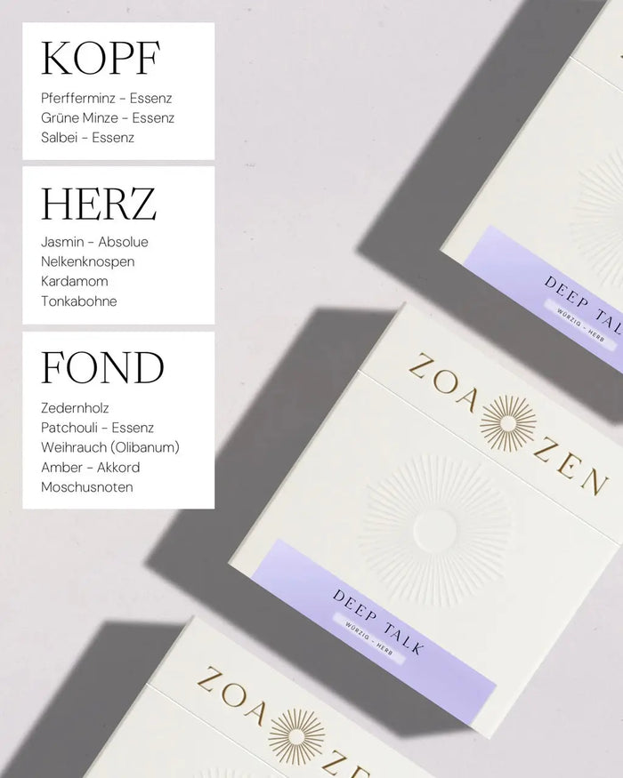 ZoaZen Burn Me Bundle – Set aus natürlichen Zen Sticks und beschreibbarem Zen Paper für deine Rituale – Produktansicht