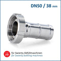 CFM Carl Fritz DN50 Half Hose Coupling – 38mm Hose Nozzle | For Swienty Bottling Machines