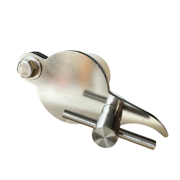 CFM Carl Fritz 1.5 inch stainless steel honey tap with male thread and seal for settling tanks