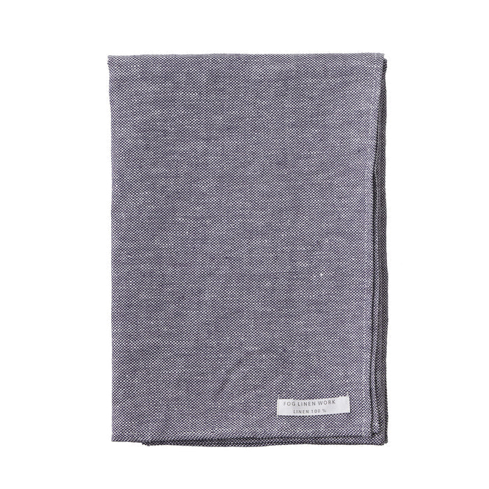 Fog Linen Work Chambray Bath Towel: Grey