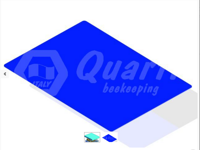 Clear PVC Crown Board – Replacement Cover for Quarti Mini Mating Nuc