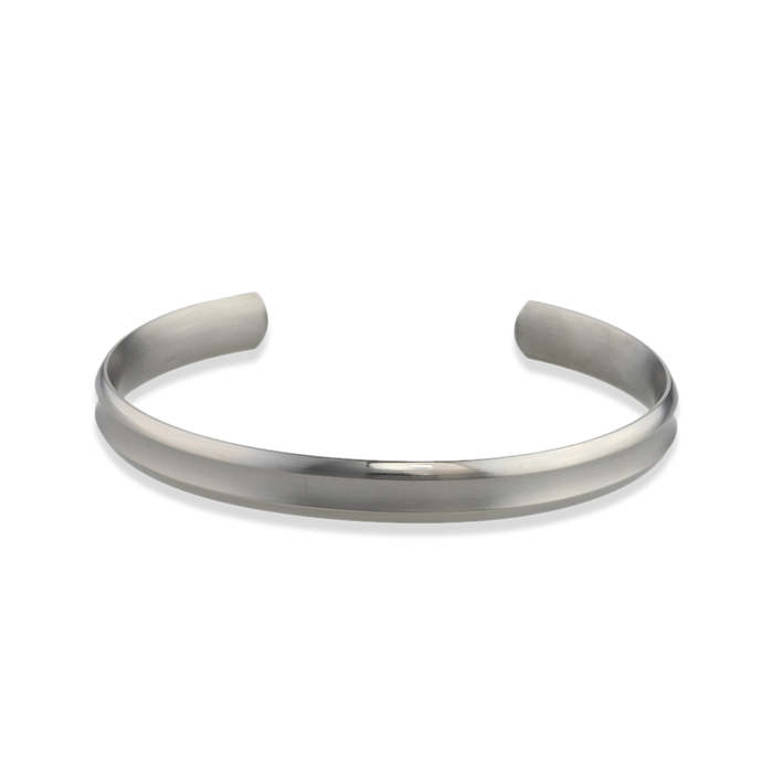 Concave Court Torc Bangle