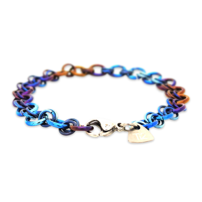 Denim Chainmail Bracelet