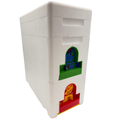 Double Decker Poly Queen Rearing Nuc Box – 2 Layer, 16 Frame with Feeder & Excluder