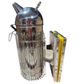 Economy Large Bee Smoker with Heat Guard – Stainless Steel (30cm)