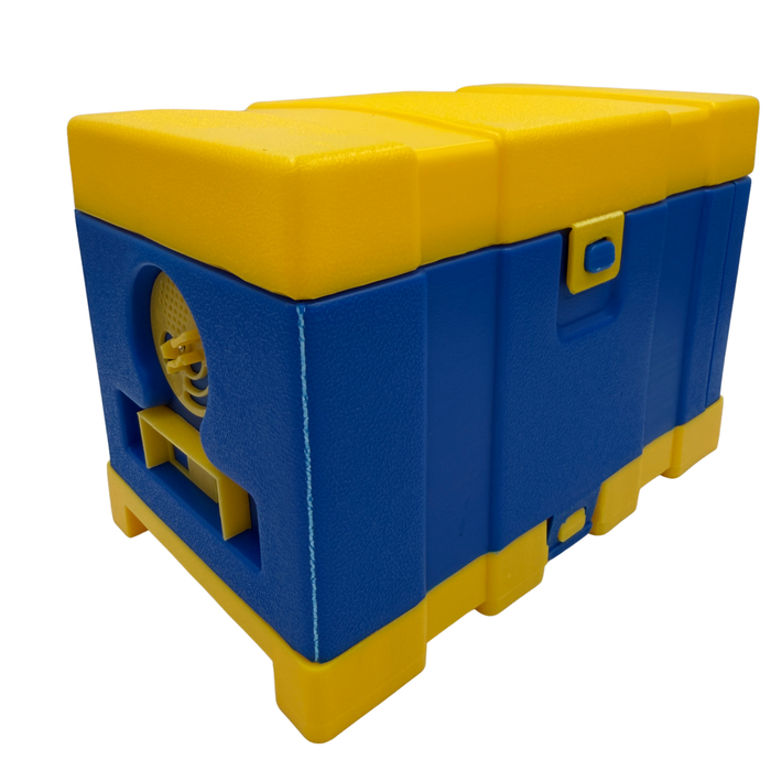Economy Plastic Queen Mating Nuc Box – Beekeeping Mating Hive in Green & Blue