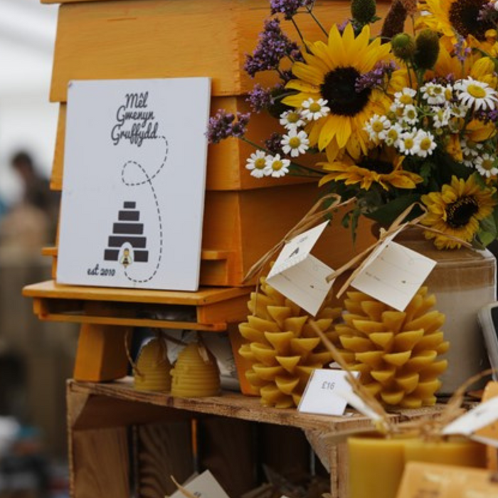 Extra Large Pine Cone Beeswax Candle – 100% Pure British Beeswax