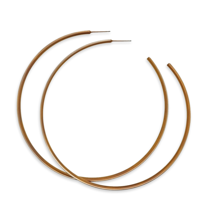 Extra Large Subtle Colour Hoop Earrings