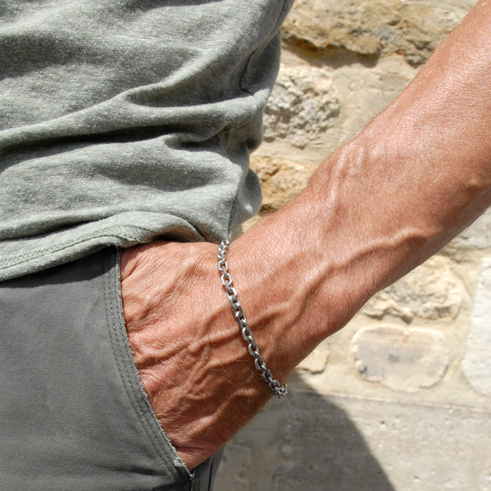 Faceted Trace Bracelet