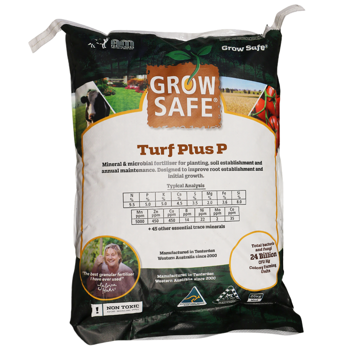 Grow Safe Turf Plus P Fertiliser, 20kg