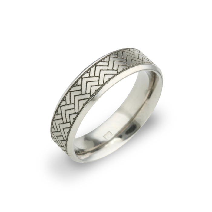 Herringbone Ring
