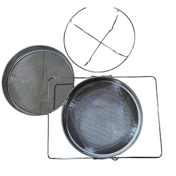 Honey Double Strainer 32cm – Stainless Steel Filter with Extendable Arms