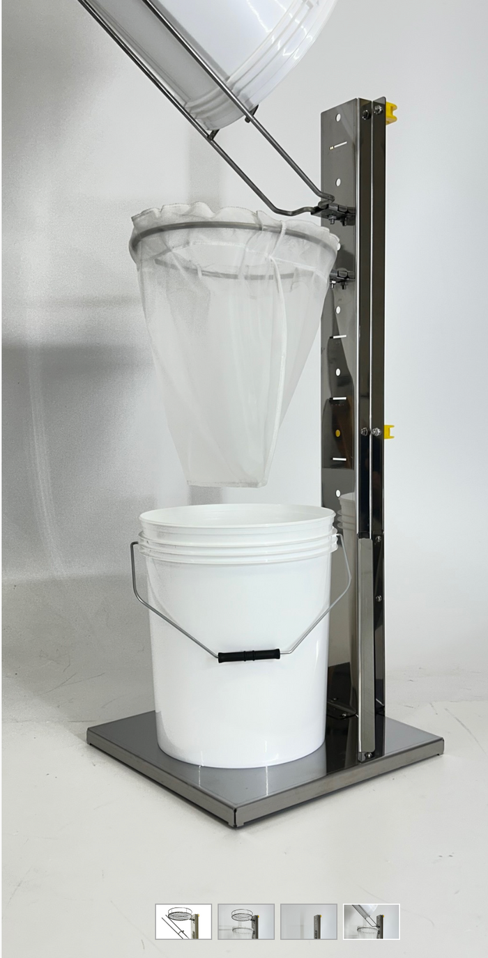 Honey Strainer Stand with Nylon Filter | Honey Filtering Equipment