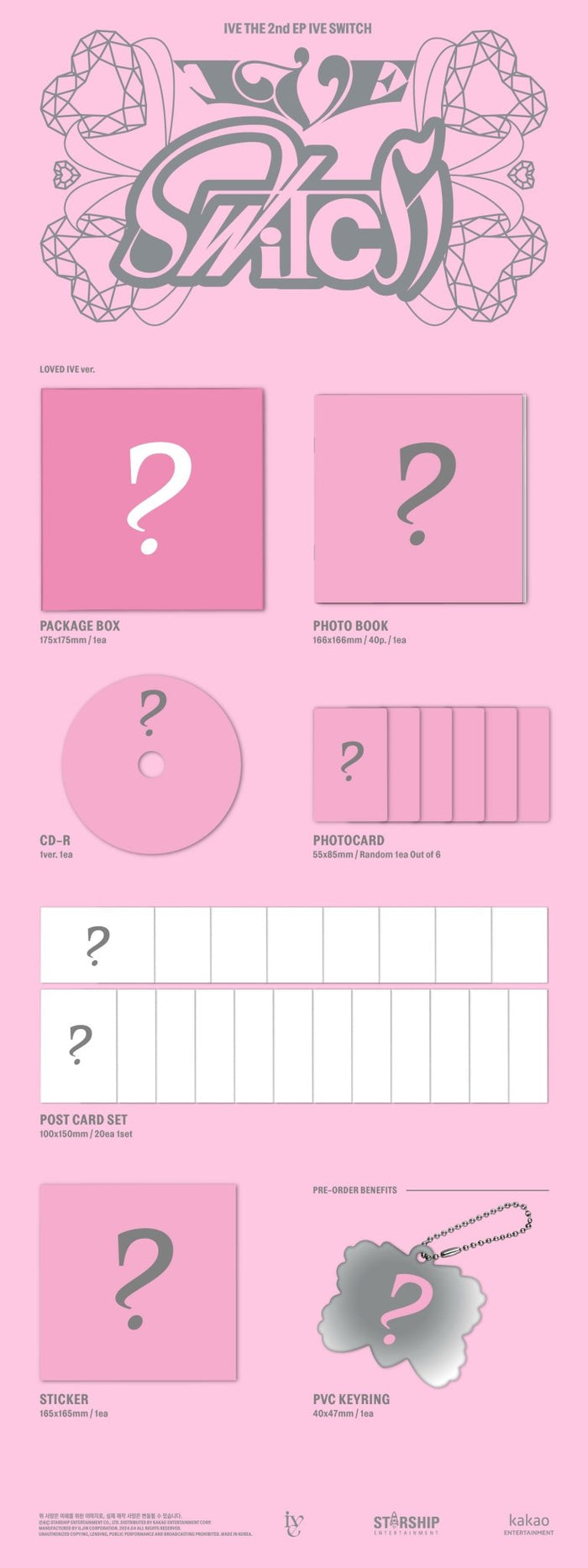 IVE - THE 2nd EP : IVE SWITCH (Version Choice) - KPop Idol