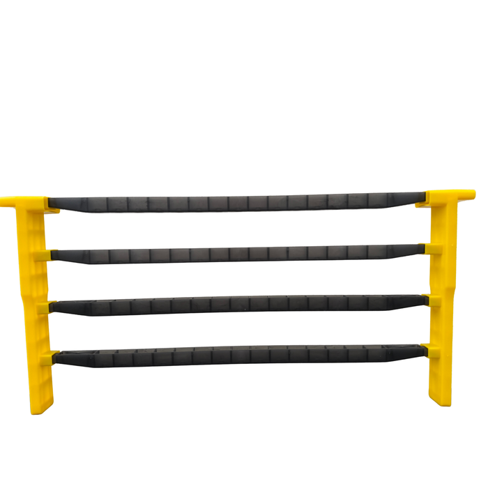 JZBZ Compatible Langstroth Queen Rearing Frame Ends – Holds 4 Cell Bars (Pair)
