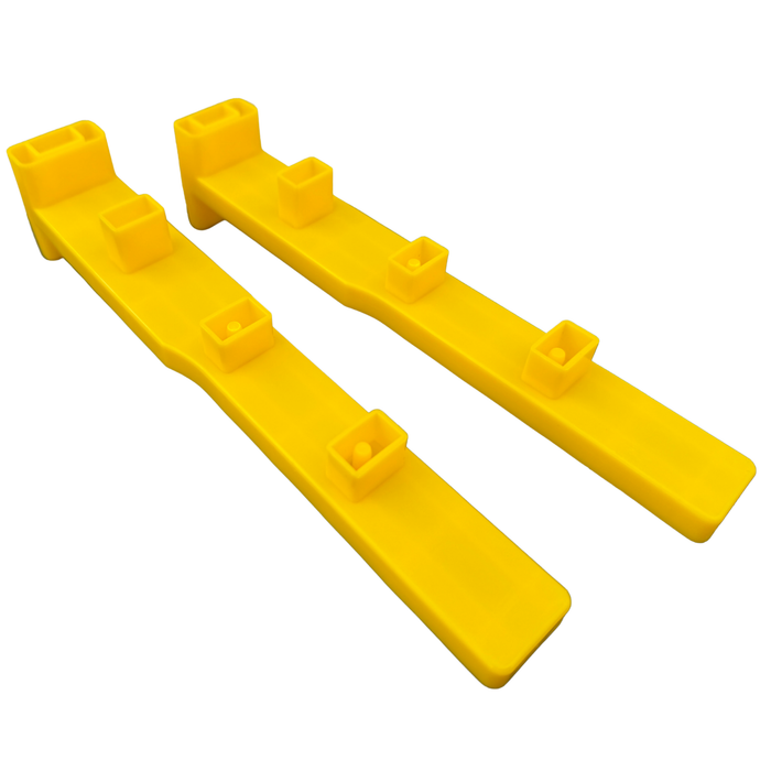 JZBZ Compatible Langstroth Queen Rearing Frame Ends – Holds 4 Cell Bars (Pair)