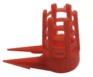 JZBZ Queen Cell Protector — Push-In (Orange Spike) for Queen Rearing & Introduction