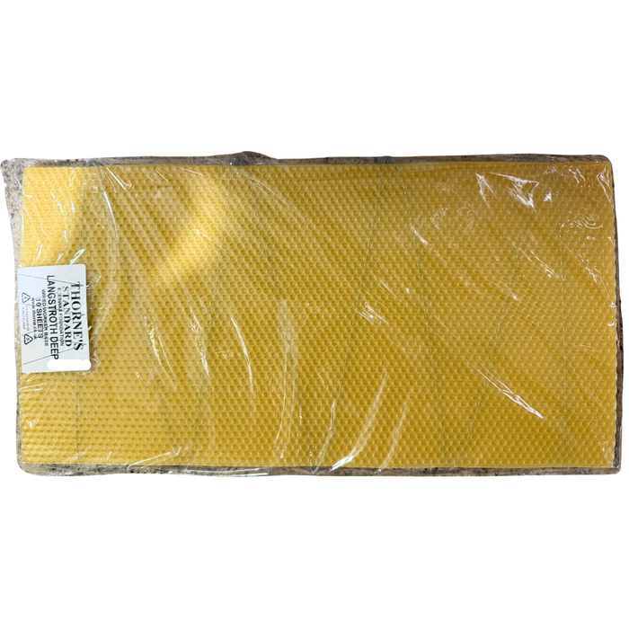 Langstroth Deep Brood Wired Foundation Sheets – Pack of 10