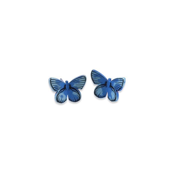 Large Butterfly Stud Earrings
