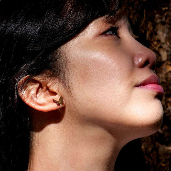 Large Butterfly Stud Earrings