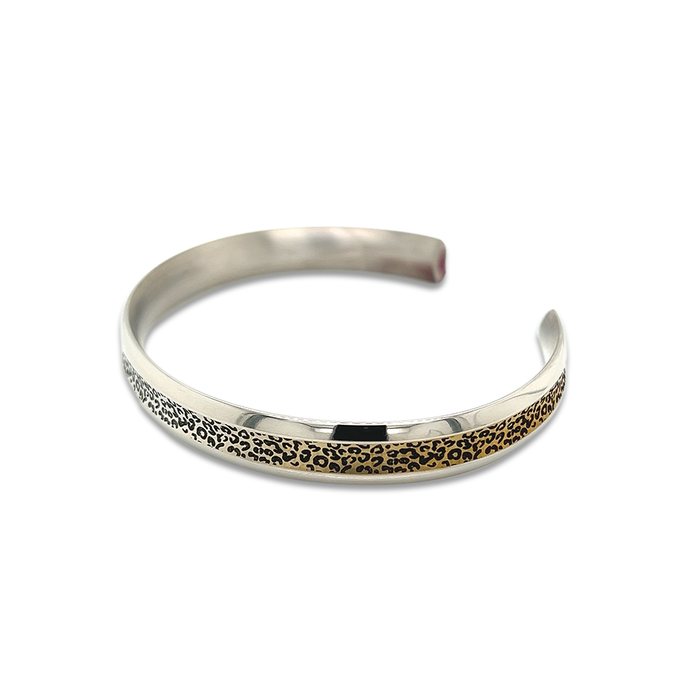 Leopard Concave Bangle
