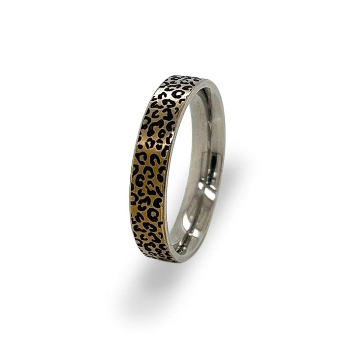 Leopard Slim Ring