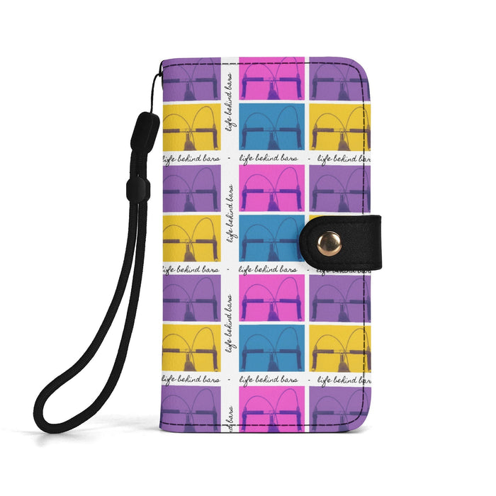 Life Behind Bars – PU Leather Flip Phone Wallet Case - Element Tri & Bicycle Works