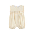 Light Yellow Ruffle Jumper Romper