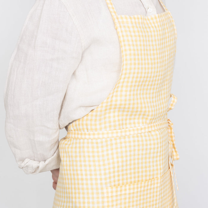 Fog Linen Work Linen Full Apron: Keily