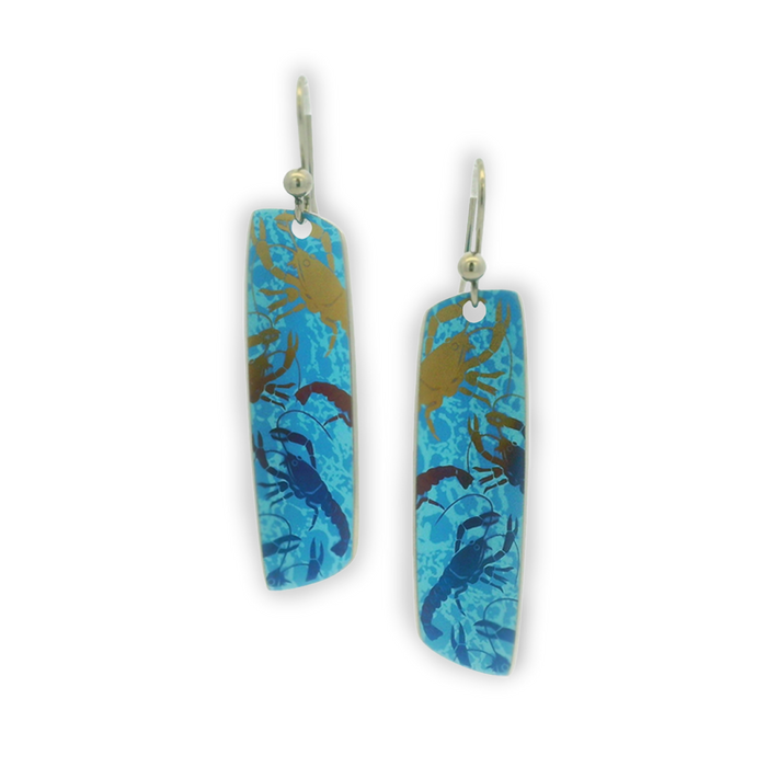 Lobster Drop Earrings