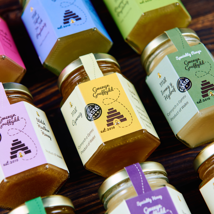 Luxury Trio of British Honey Gift Box – 3 × 142g Artisan Honey Collection