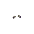 Medium Gem Stone Stud Earrings