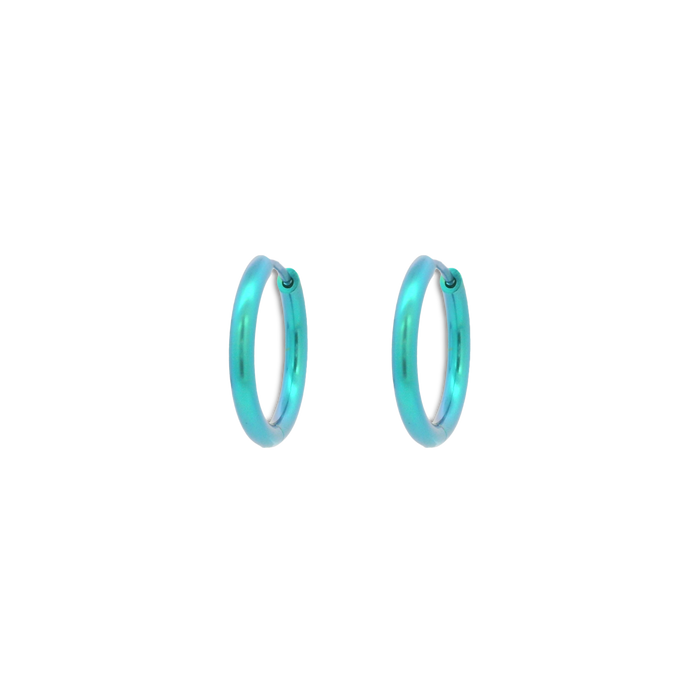 Medium Round Hinged Hoop Earrings