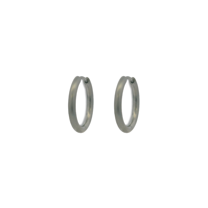 Medium Round Hinged Hoop Earrings