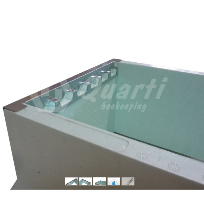 Metal castellated / Reinforced Spacers for Quarti 6 Frame Nuc (Pair)